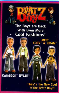 Boyz Boy Bratz Doll Dylan The Nu-cool Collection Brown Hair 2003