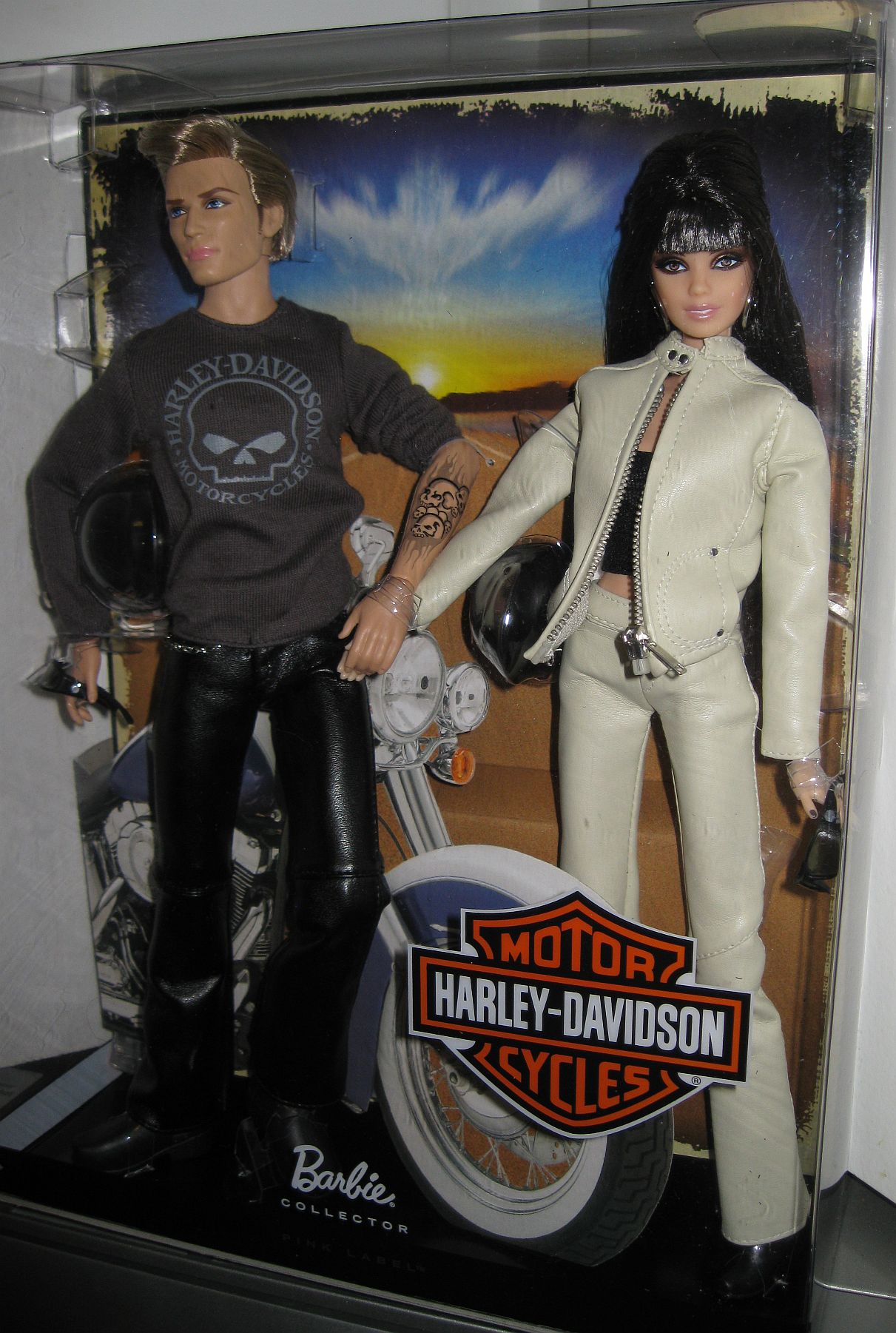 ken and barbie harley davidson dolls